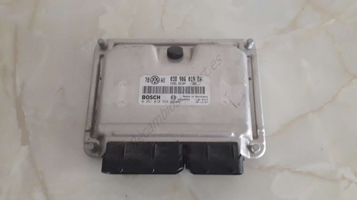 Centralita de motor VW Passat Audi Seat 038906019EA 038 906 019 EA BOSCH 0281010554 0 281 010 554 - foto 1