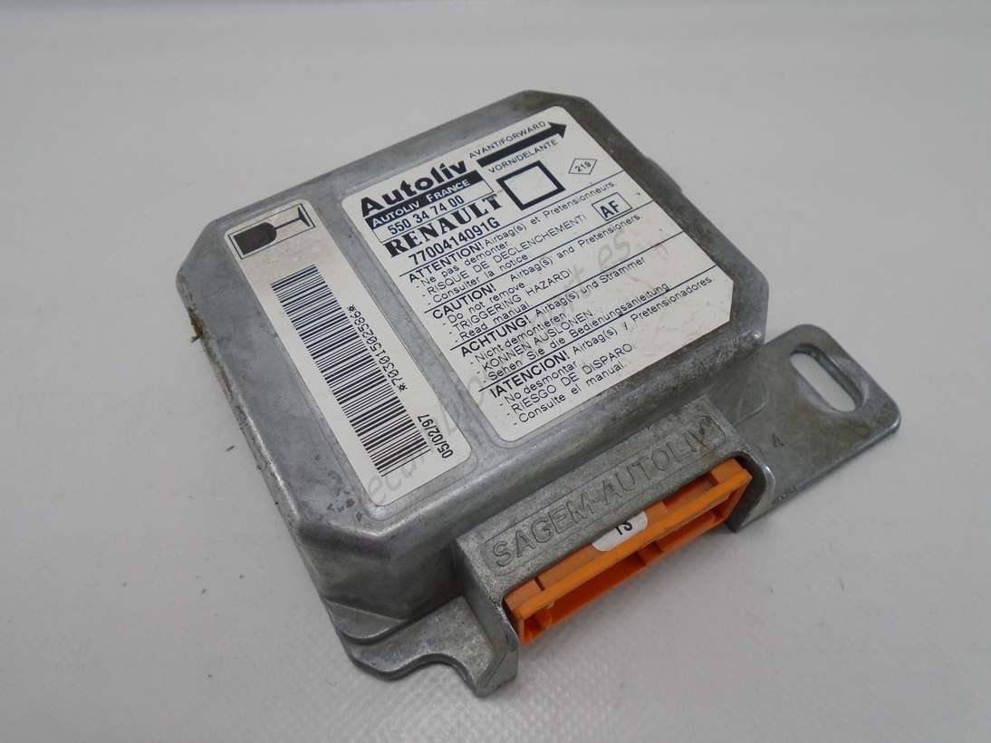 Centralita del airbag Renault Megane 7700414091G Autoliv 550347400 550 34 74 00 AF - foto 1