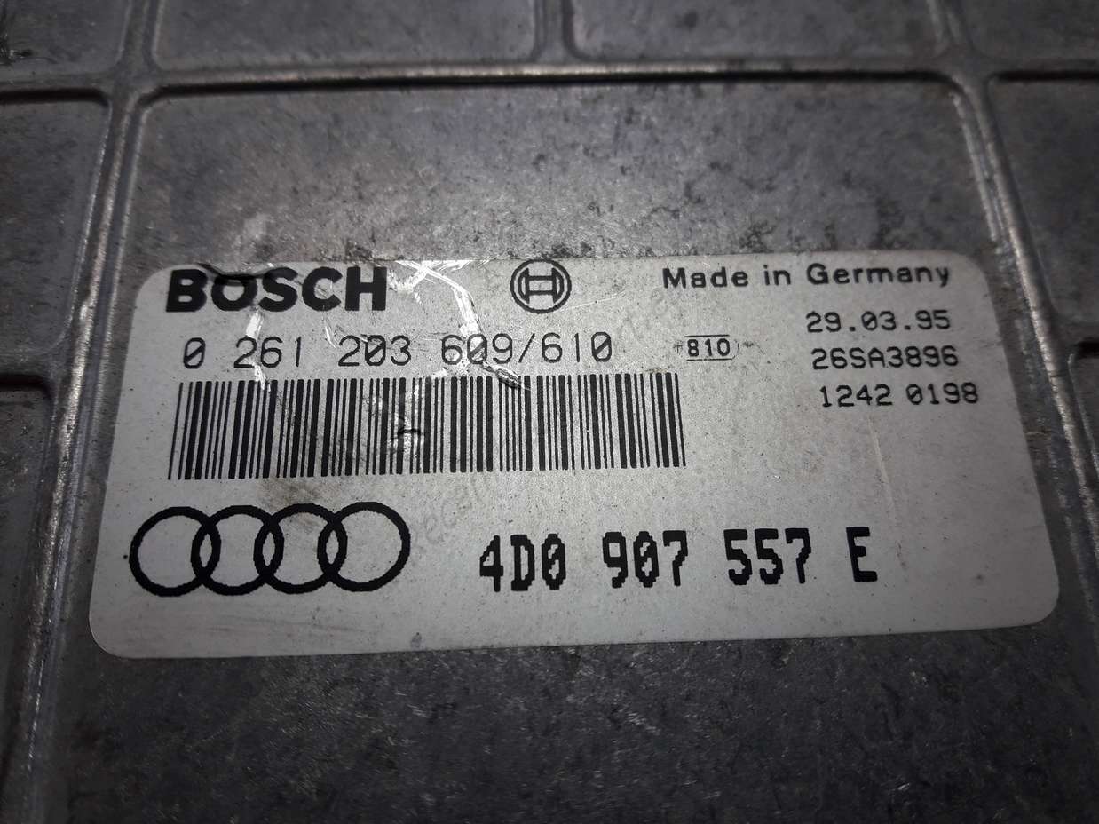 Centralita del motor Audi A8 A6 4D0907557E 4D0 907 557 E 4DO907557E 4DO 907 557 E BOSCH 0261203610 0261203609 0261203609610 - foto 2