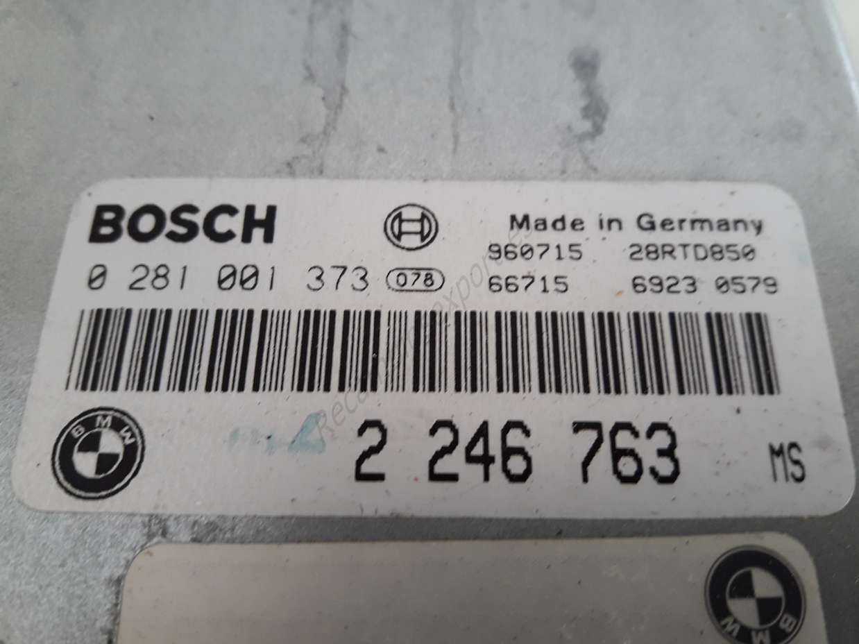 Centralita del motor BMW E39 2246763 2 246 763 BOSCH 0281001373 0 281 001 373 - foto 3