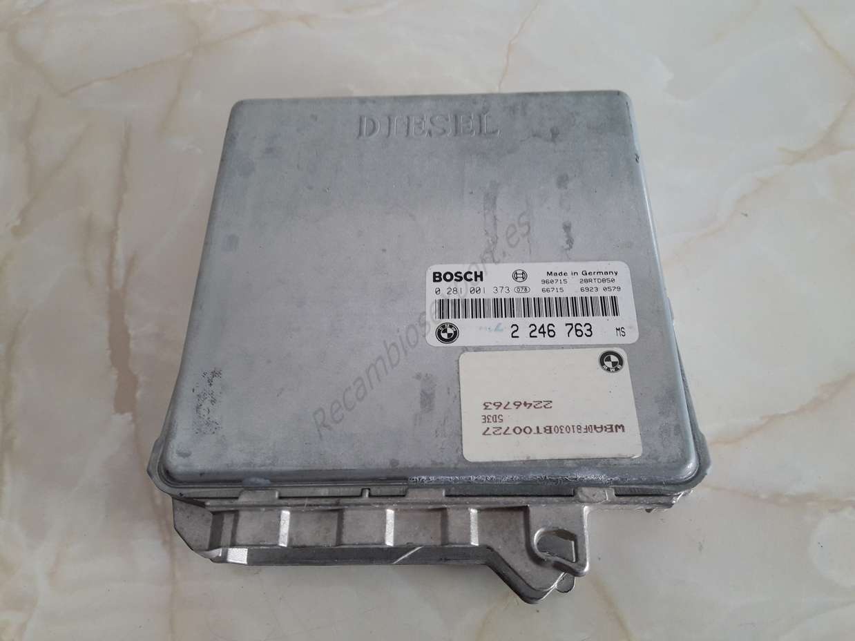 Centralita del motor BMW E39 2246763 2 246 763 BOSCH 0281001373 0 281 001 373 - foto 1