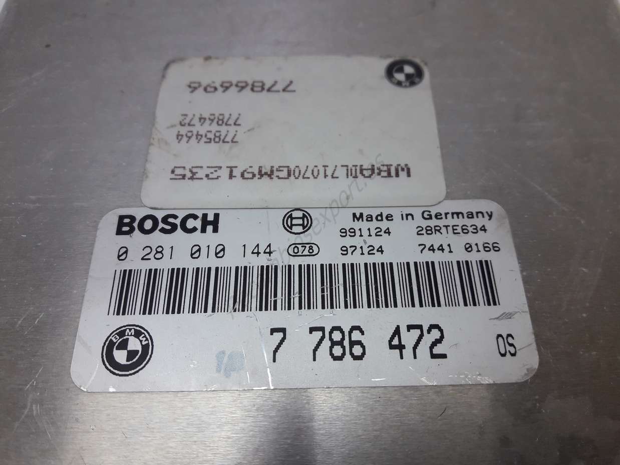 Centralita del motor BMW E46 E39 E38 7786472 7 786 472 0281010144 0 281 010 144 7786696 - foto 2