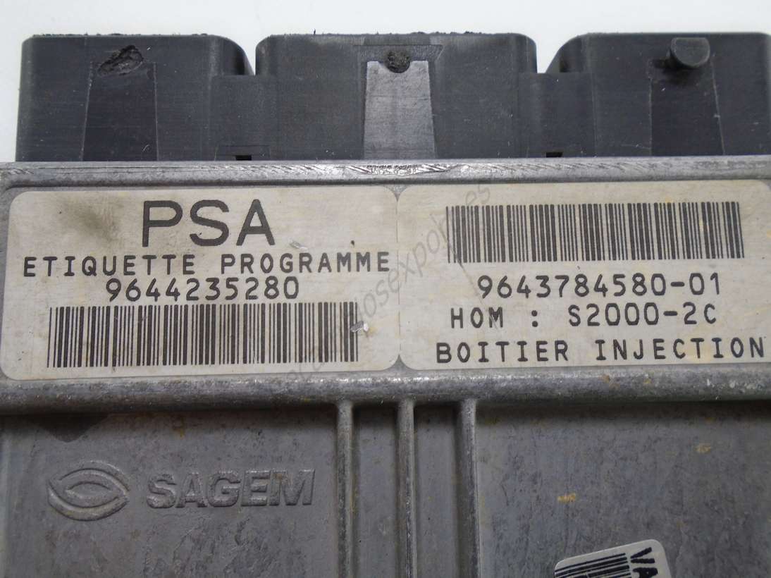 Centralita del motor CITROEN XSARA PSA 9644235280 9643784580-01 9643784580 01 964378458001 HOM S2000-2C HOM S2000 2C HOMS20002C 21646952-5 21646952 5 216469525 50409S05 - foto 3