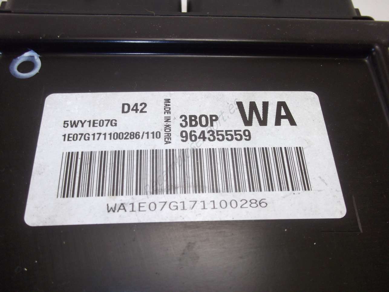 Centralita del motor Chevrolet D42 WA 1BOP 5WY1E07G 96435559 - foto 2