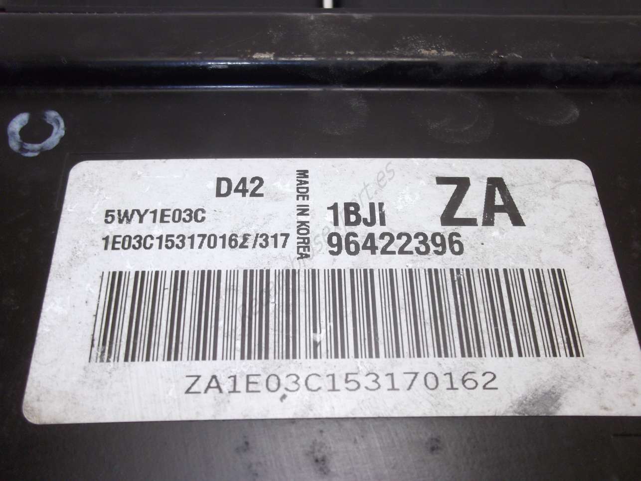 Centralita del motor Chevrolet Lacetti 5WY1E03C D42 96422396 1BJIZA 1BJI ZA - foto 2
