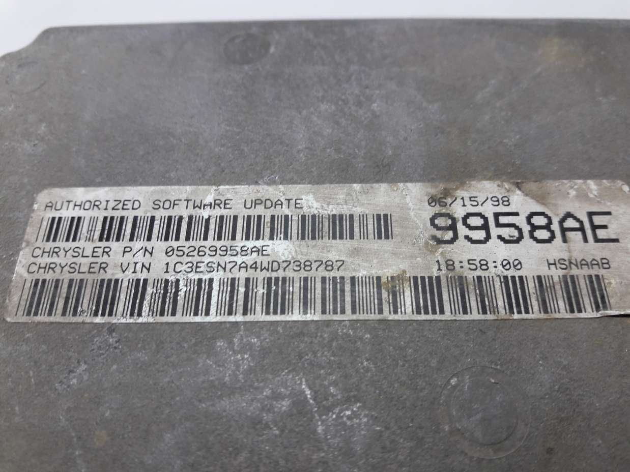 Centralita del motor Chrysler Neon 05269958AE 64490 6 04745004 9958AE - foto 2