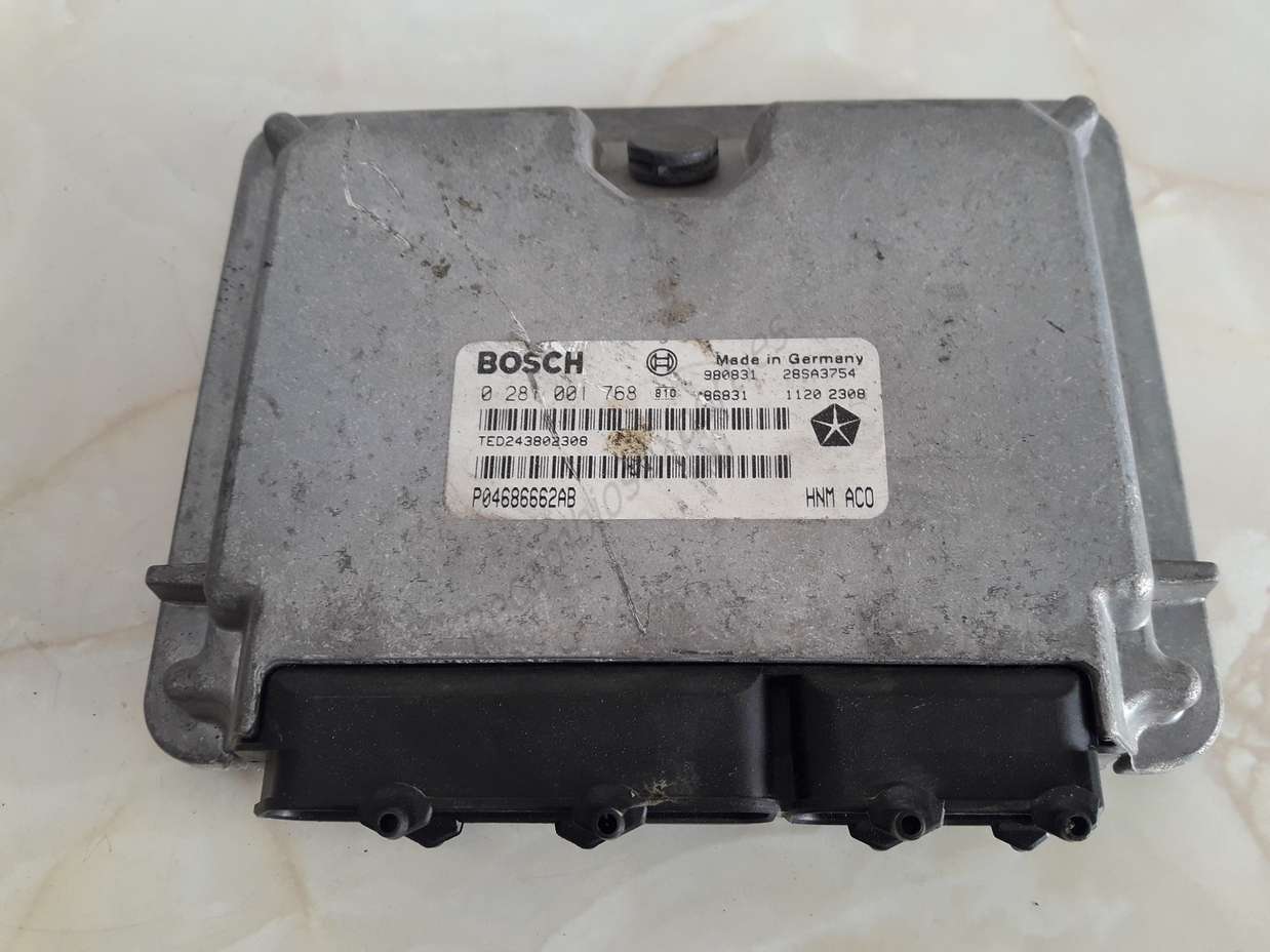 Centralita del motor Chrysler Voyager P04686662AB BOSCH 0281001768 0 281 001 768 - foto 1