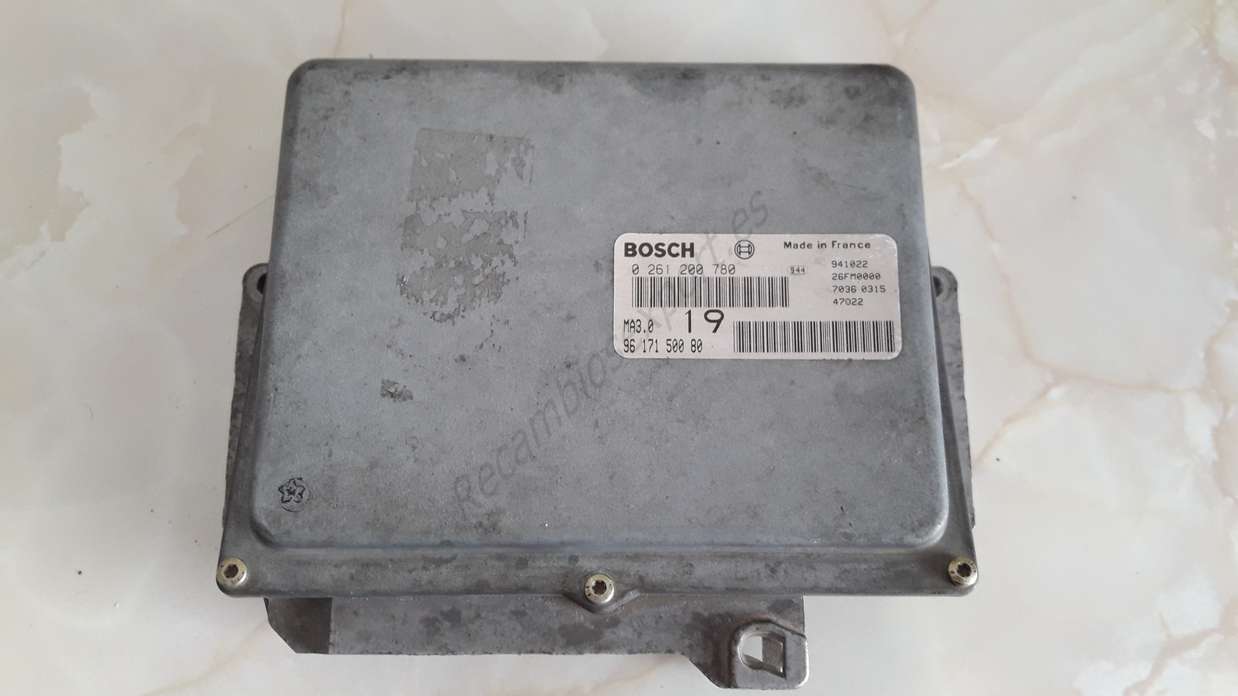 Centralita del motor Citroen AX 9617150080 96 171 500 80 26FM0000 BOSCH 0261200780 0 261 200 780 - foto 1
