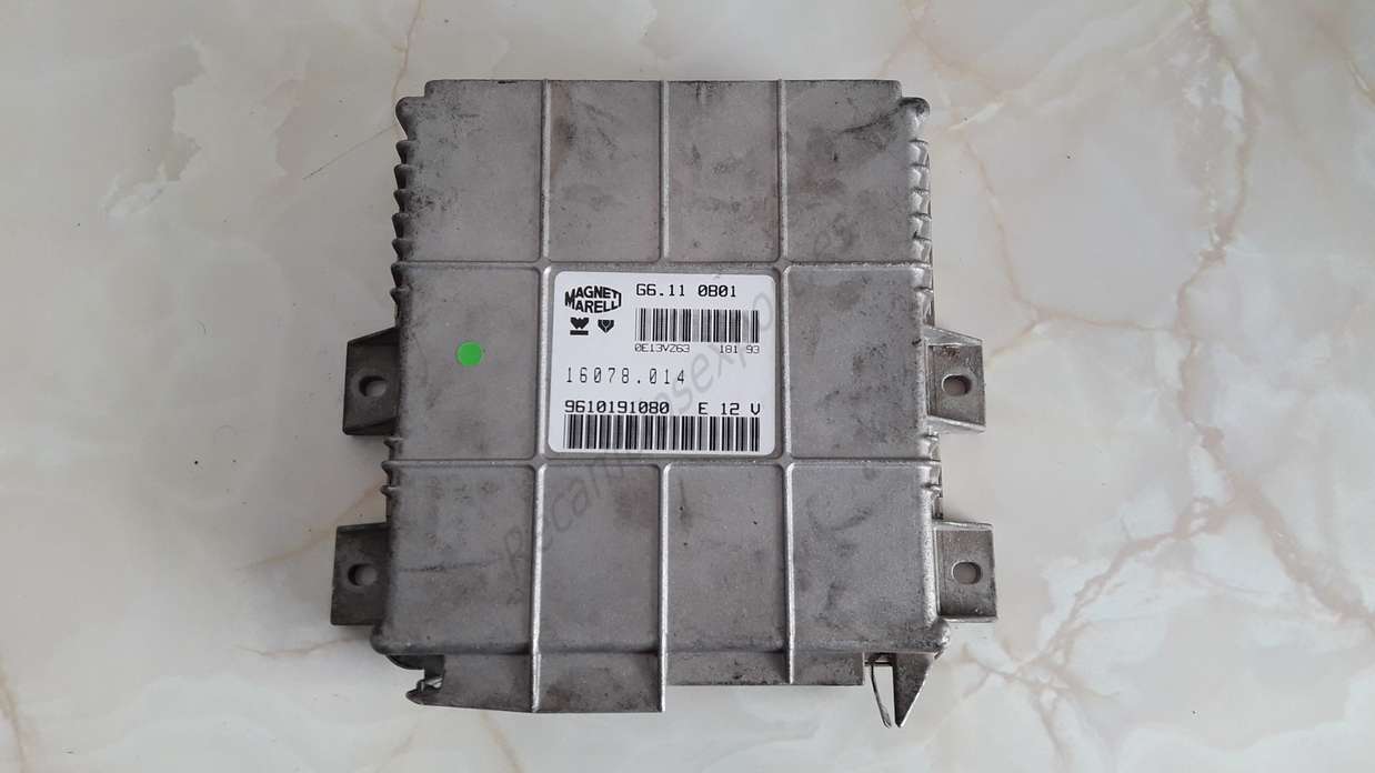Centralita del motor Citroen Peugeot 9610191080 E 9610191080E 16078. 014 16078014 MAGNETI MARELLI G6110B01 G6.11 0B01 - foto 1
