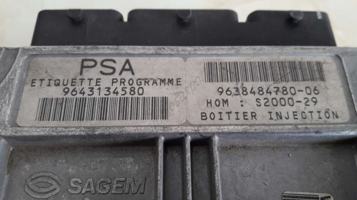 Centralita del motor Citroen Xsara SAGEM 9643134580 96 431 345 80 9638484780-06 21646098-6 - foto 3