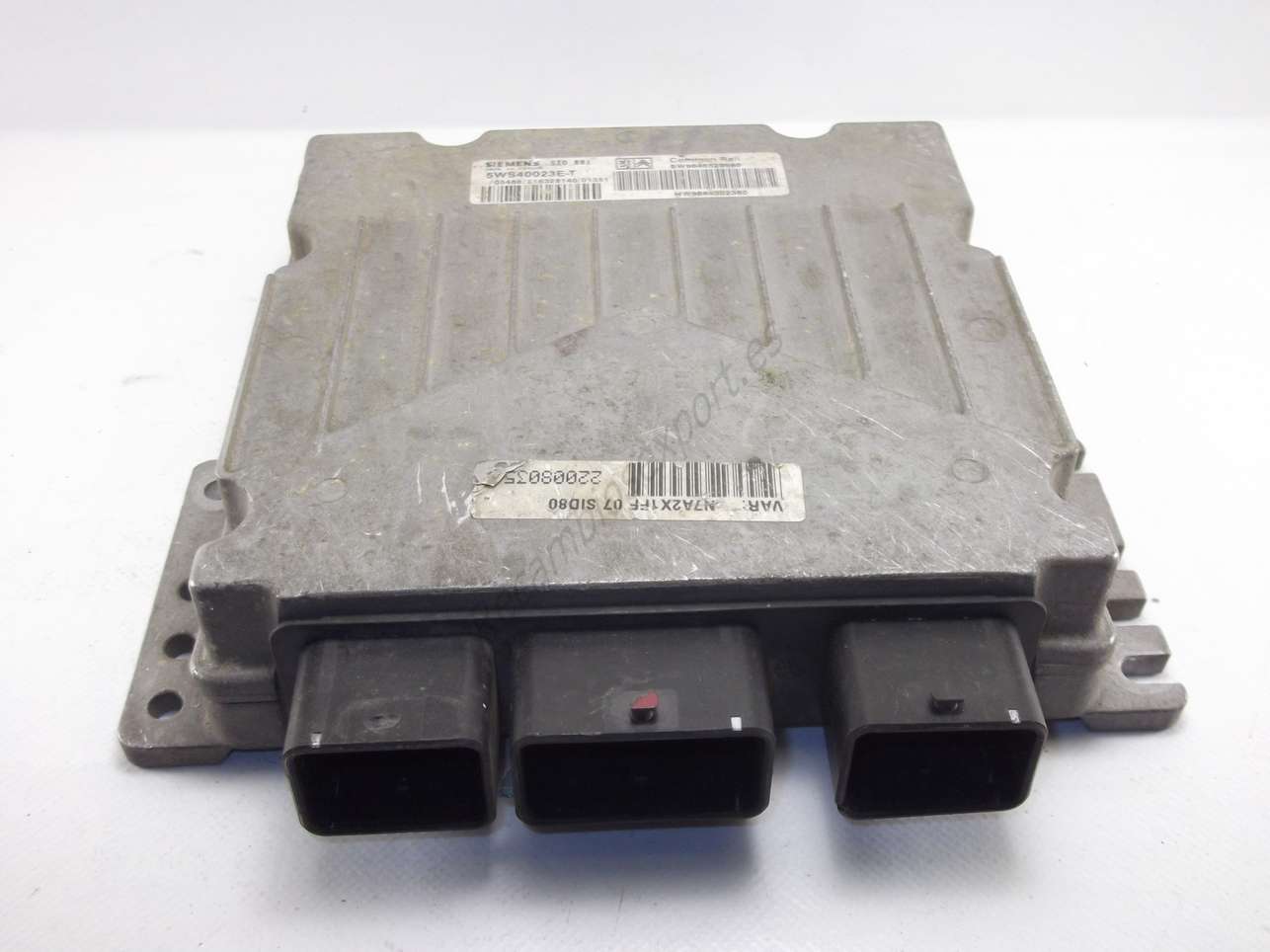 Centralita del motor Citroen Xsara sid 801 Siemens 5ws40023et 5ws40023e-t sw9646529580 9646529580 hw9644302380 9644302380 - foto 1