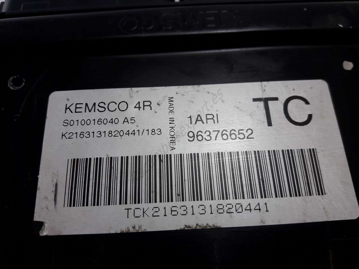 Centralita del motor DAEWOO KALOS S010016040A5 S010016040 A5 96376652 TC - foto 2