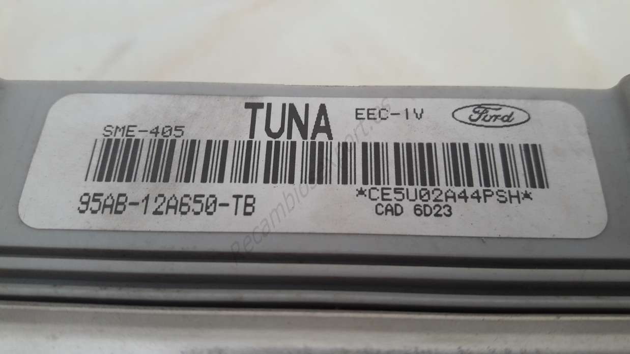 Centralita del motor Ford Escort Mondeo TUNA 95AB12A650TB 95AB-12A650-TB - foto 2