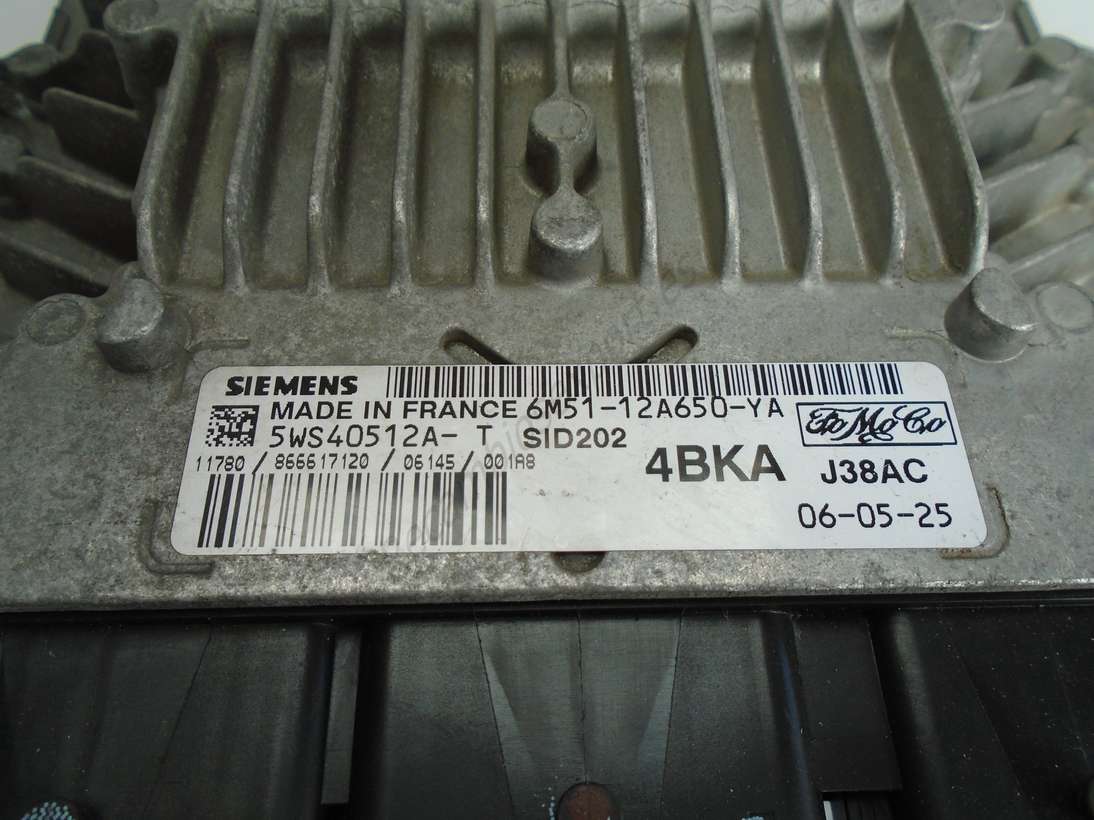 Centralita del motor Ford FOCUS 6M5112A650YA 6M51 12A650 YA 5WS40512AT 5WS40512A T - foto 2