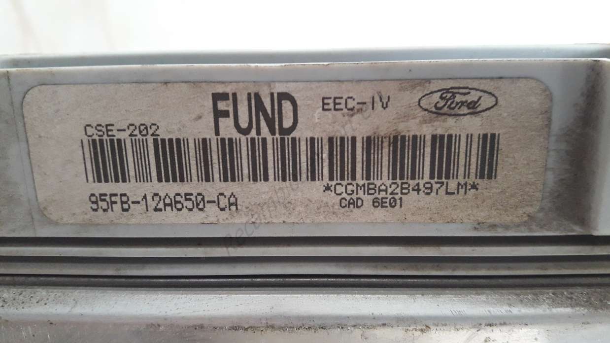 Centralita del motor Ford Fiesta 95FB12A650CA 95FB-12A650-CA FUND - foto 2