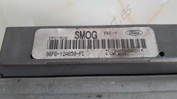 Centralita del motor Ford Fiesta DPC-520 DPC520 SMOG 96FB12A650FC 96FB-12A650-FC - foto 2