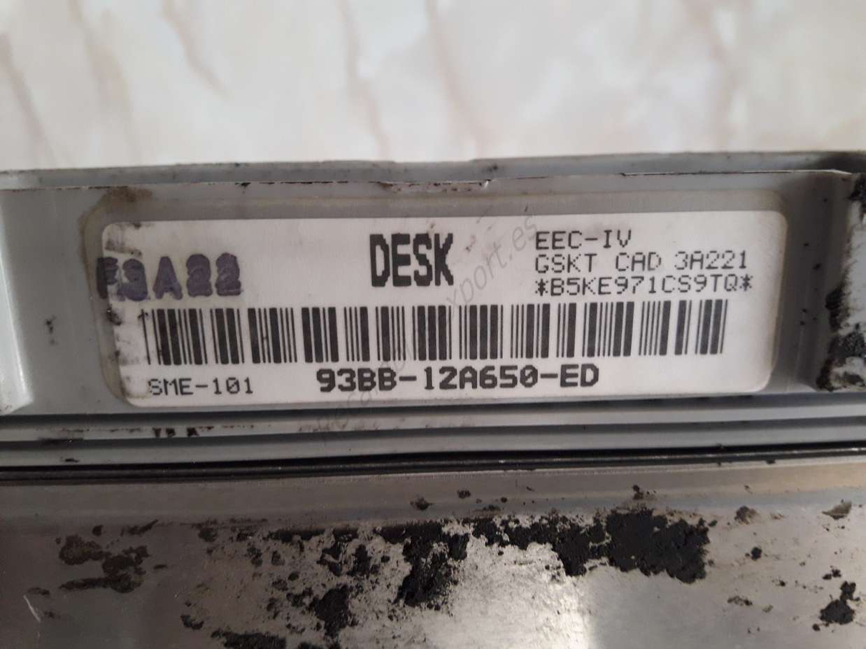 Centralita del motor Ford Mondeo 93BB12A650ED 93BB-12A650-ED DESK - foto 2