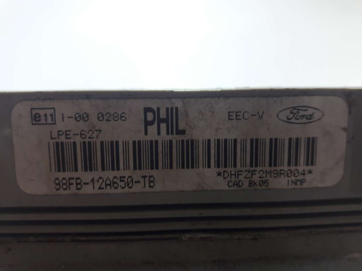 Centralita del motor Ford Puma 98FB12A650TB 98FB-12A650-TB PHIL - foto 2