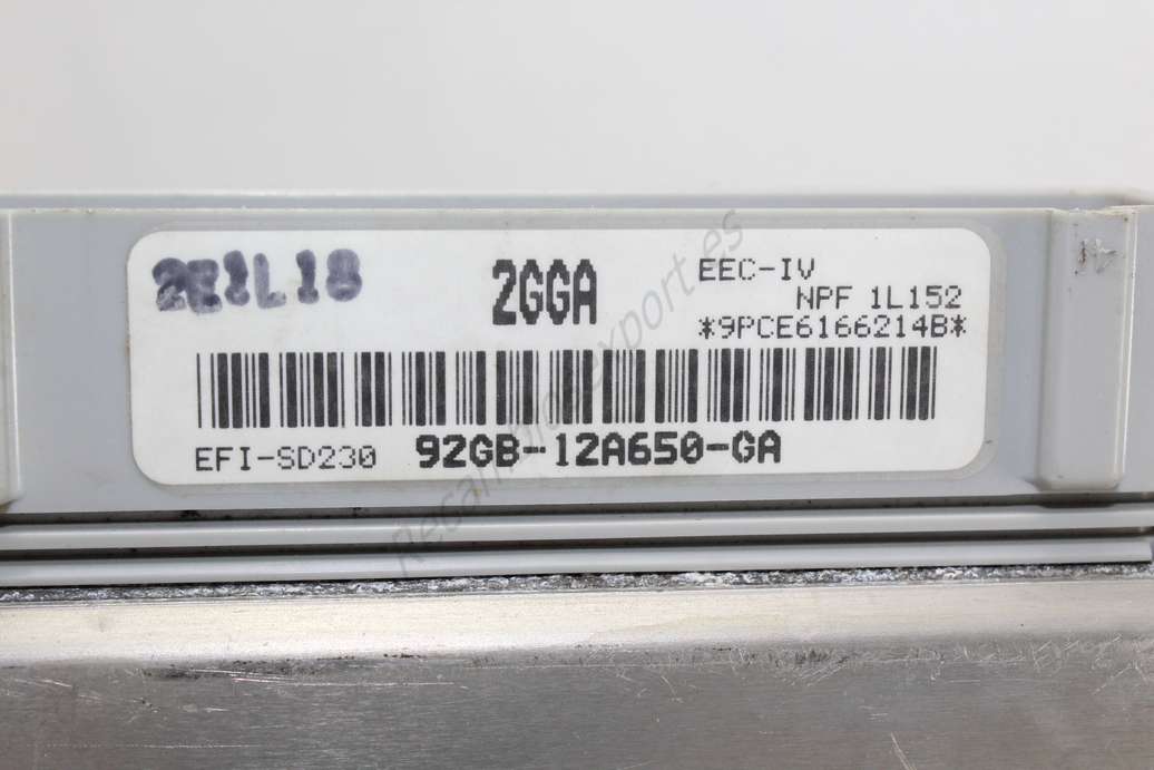 Centralita del motor Ford Sierra Turnier 92GB12A650GA 92GB-12A650-GA - foto 2