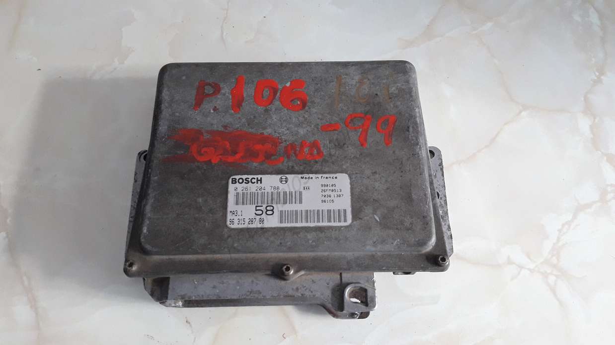 Centralita del motor GRUPO PSA Citroen Saxo MA3.1 58 9631528780 96 315 287 80 BOSCH 0261204788 0 261 204 788 - foto 1
