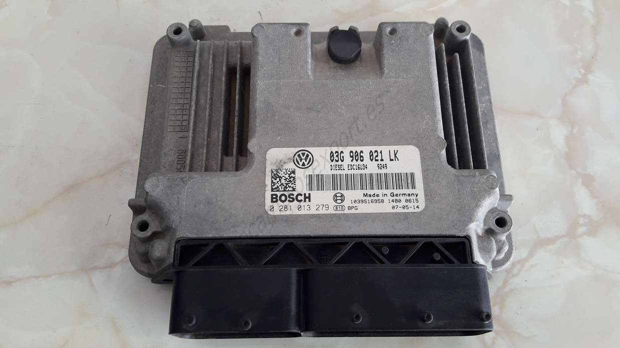 Centralita del motor Grupo VW Volkswagen Seat Audi Skoda 03G906021LK 03G 906 021 LK BOSCH 0281013279 0 281 013 279 - foto 1