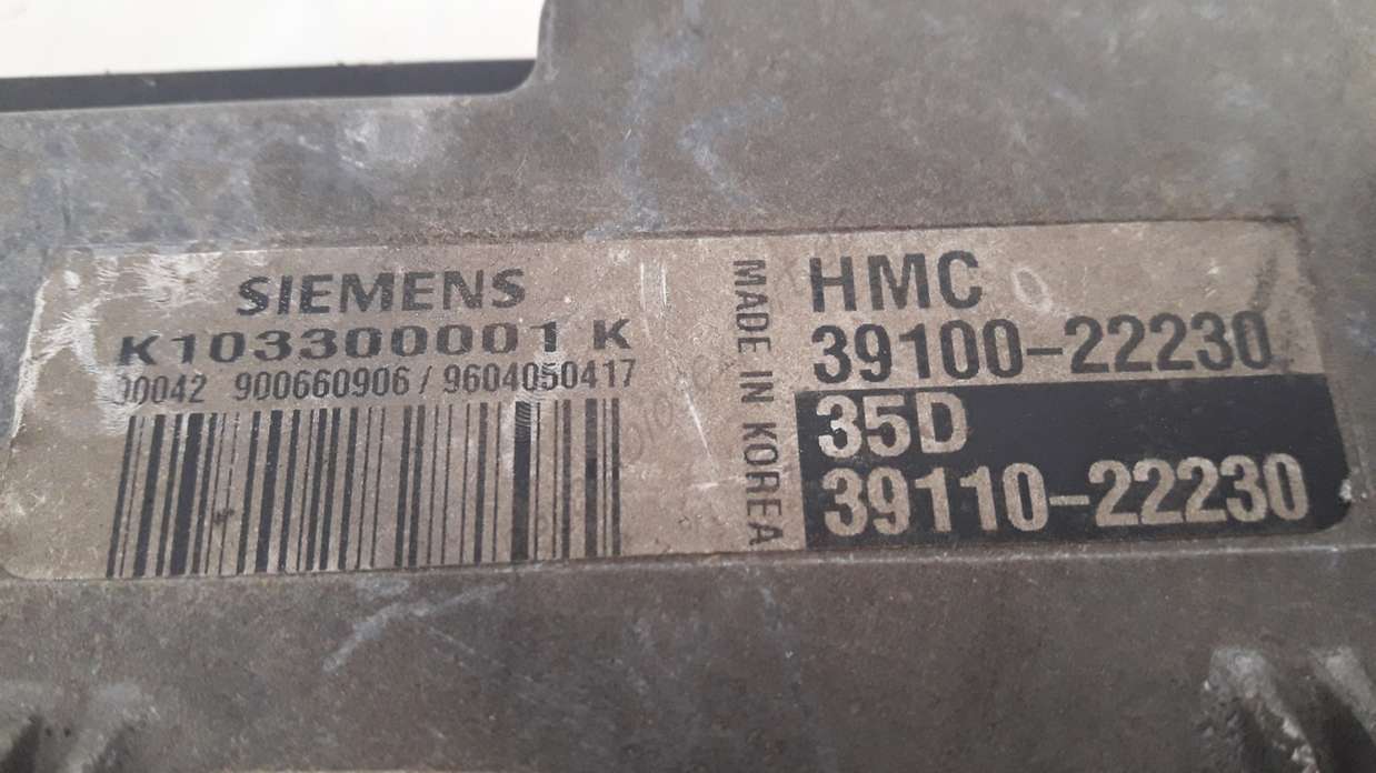 Centralita del motor Hyundai Accent SIEMENS K103300001K K103300001 K HMC 39100-22230 3910022230 35D 3911022230 39110-22230 - foto 2