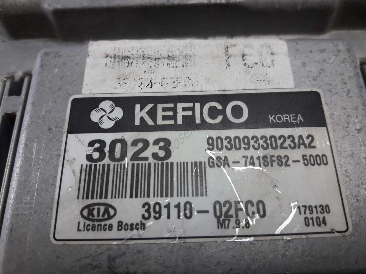 Centralita del motor KIA PICANTO 3911002FC0 39110-02FC0 9030933023A2 - foto 2