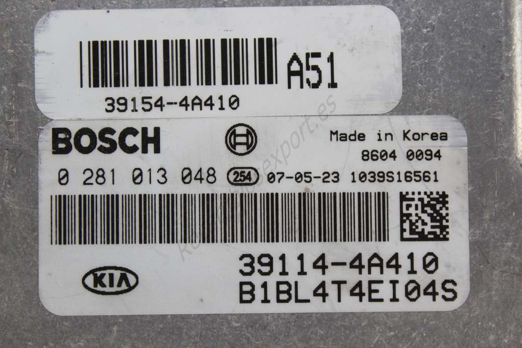 Centralita del motor Kia Sorento 391144A410 39114-4A410 Bosch 0281013048 0 281 013 048 391544A410 39154-4A410 1039S16561 B1BL4T4EI04S - foto 2