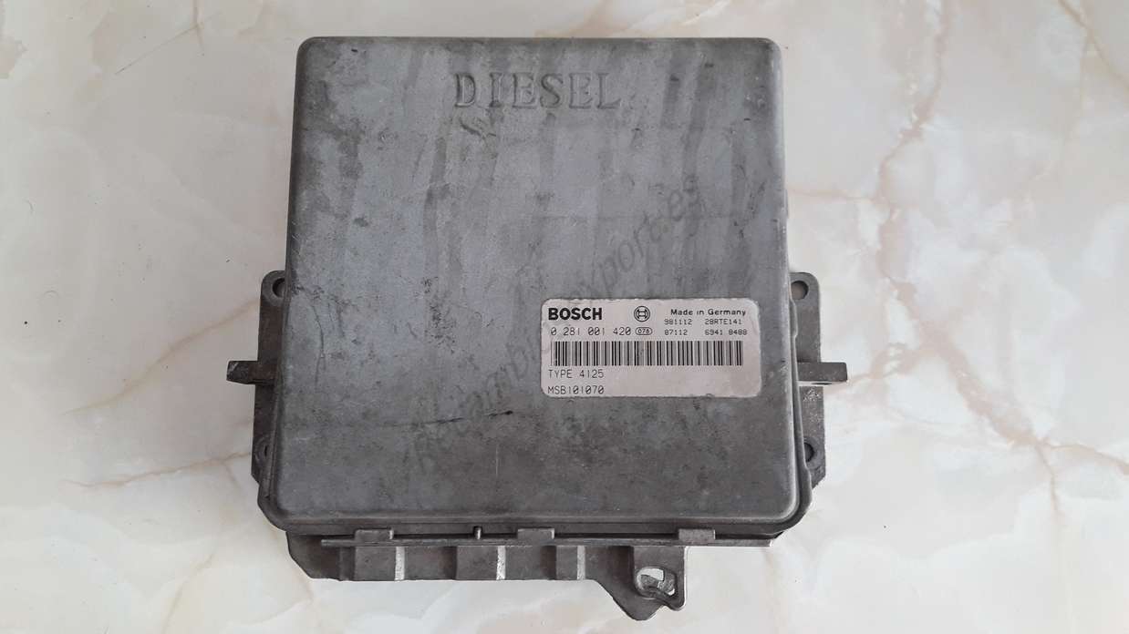 Centralita del motor Land Rover Freelander BOSCH 0281001420 0 281 001 420 TYPE 4125 MSB101070 28RTE141 - foto 1