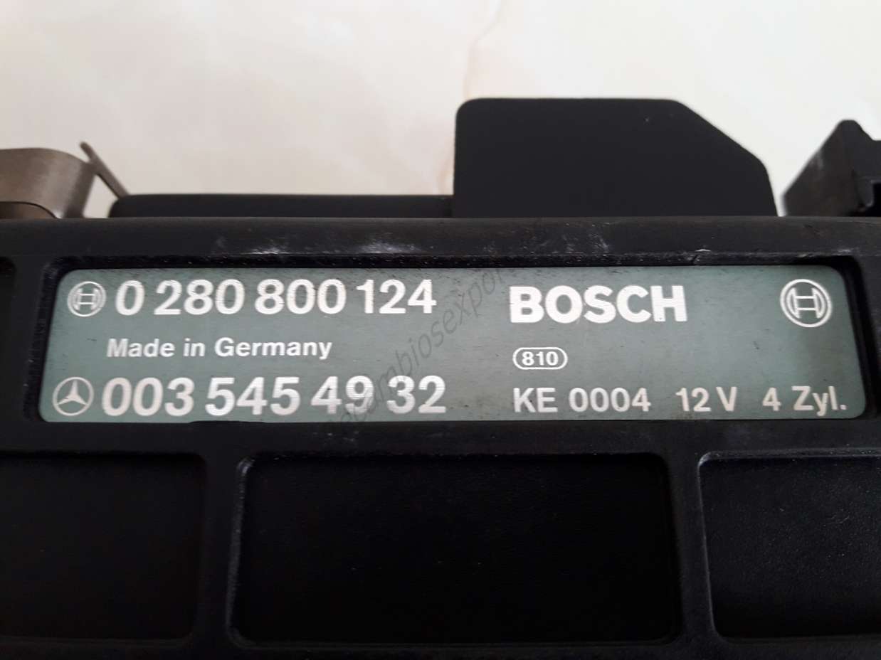 Centralita del motor Mercedes W201 0035454932 003 545 49 32 KE 0004 BOSCH 0280800124 0 280 800 124 - foto 2