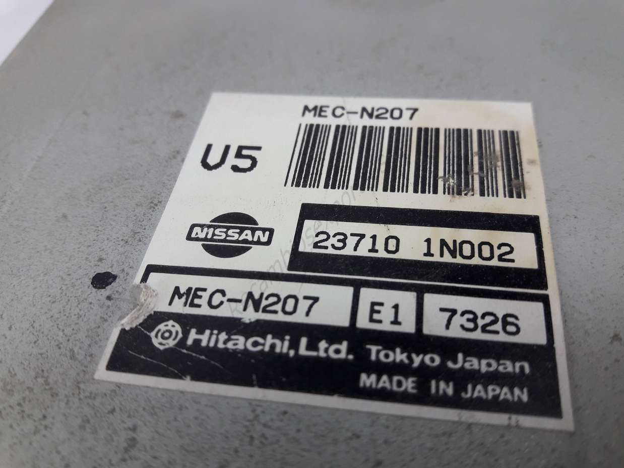 Centralita del motor Nissan 237101N002 23710 1N002 MEC-N207 E1 7326 - foto 2