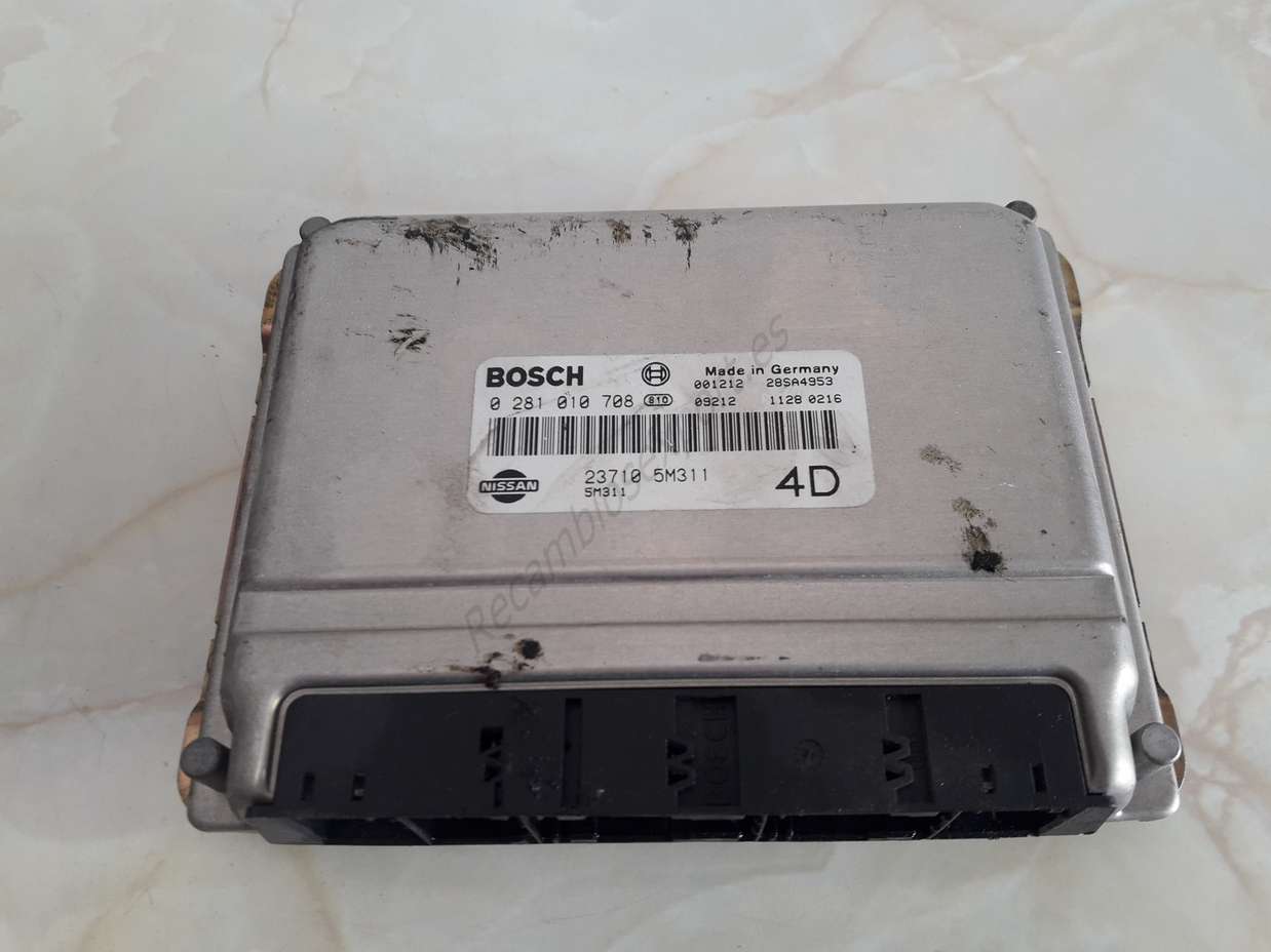 Centralita del motor Nissan Almera 0281010708 0 281 010 708 237105M311 23710 5M311 - foto 1
