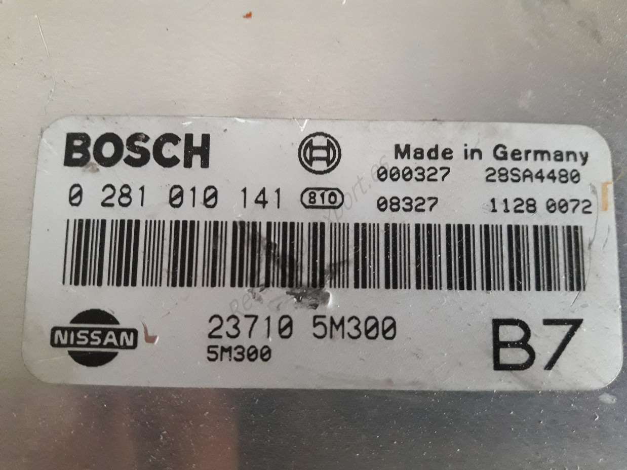 Centralita del motor Nissan Almera 237105M300 23710 5M300 BOSCH 0281010141 B7 - foto 2