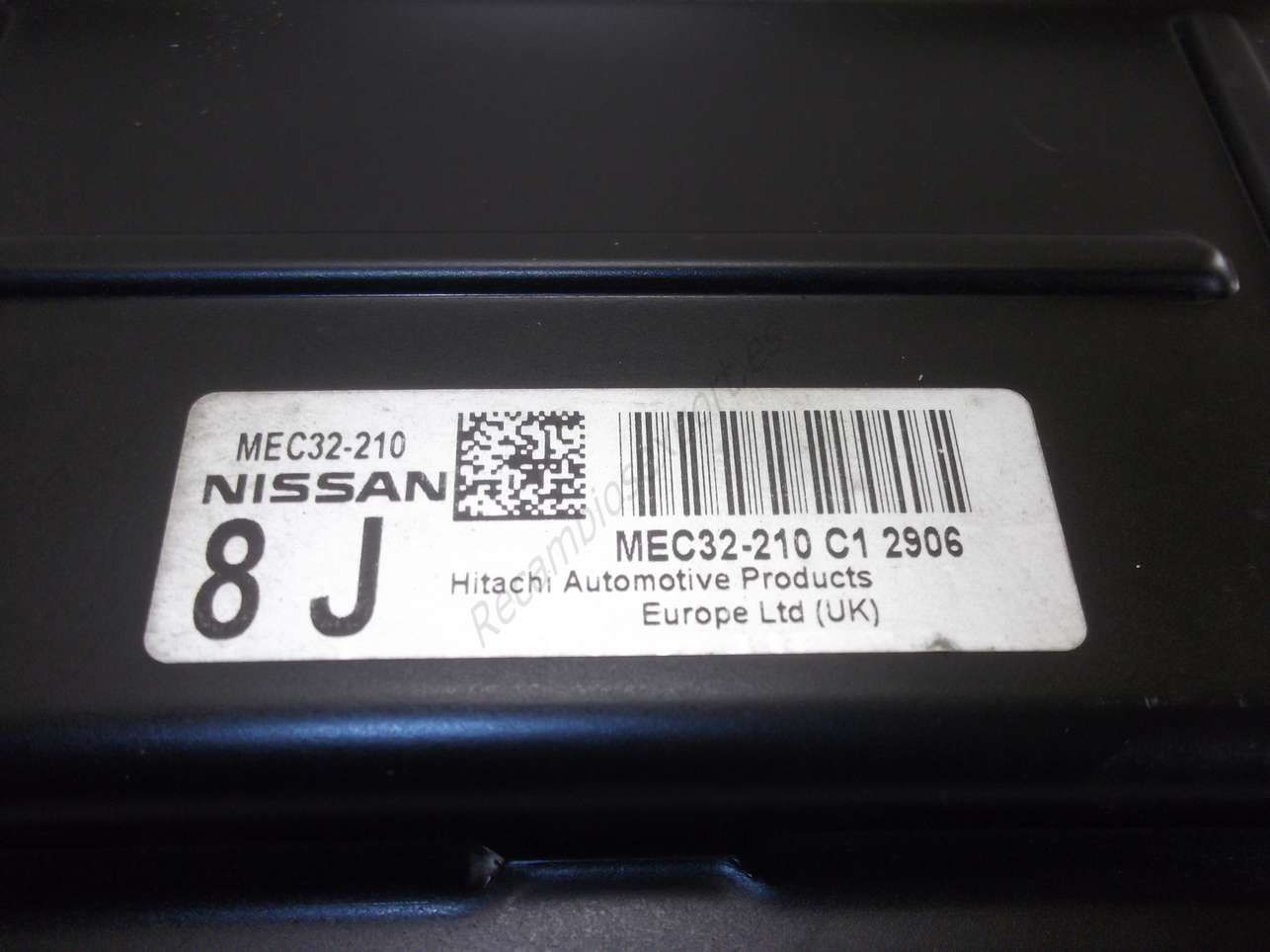 Centralita del motor Nissan Almera MEC32210 MEC32210C1 MEC32-210 MEC32210C12906 HITACHI 8J - foto 2