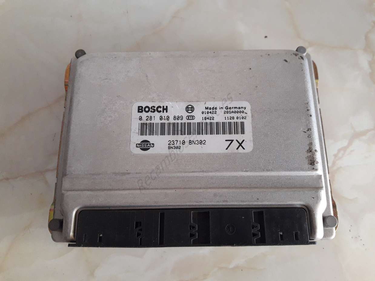 Centralita del motor Nissan Almera N16 23710BN302 23710 BN302 BOSCH 0281010809 7X - foto 1
