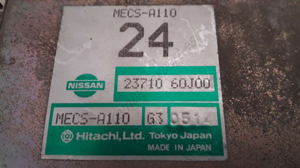 Centralita del motor Nissan Primera 2371060J00 23710 60J00 MECSA110 MECS-A110 24 - foto 3
