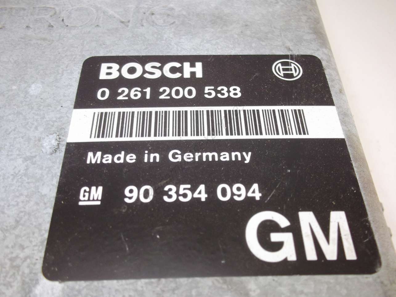 Centralita del motor Opel Astra GM90354094 GM 90354094 90 354 094 BOSCH 0261200538 0 261 200 538 - foto 2