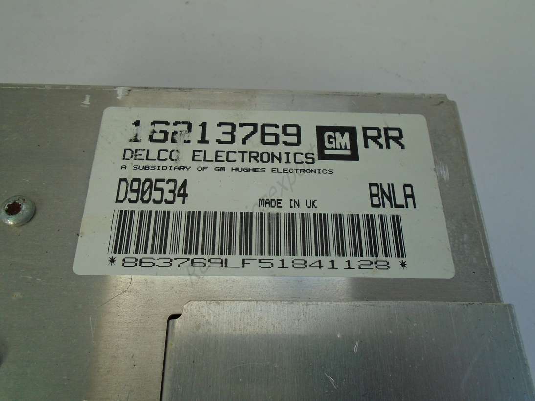Centralita del motor Opel Astra Vectra GM 16213769RR 16213769 RR DELCO D90534 BNLA - foto 2