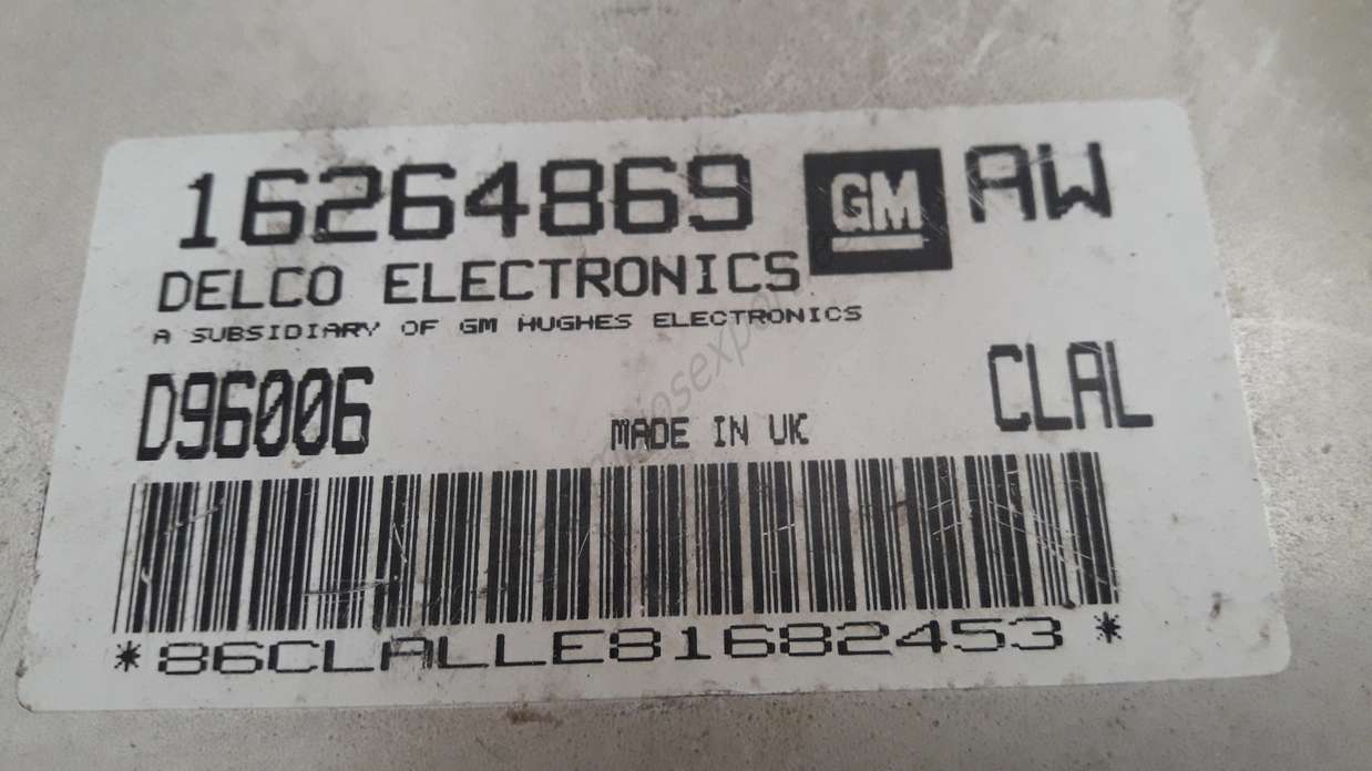 Centralita del motor Opel Corsa B DELCO 16264869AW 16264869 AW D96006 CLAL - foto 2