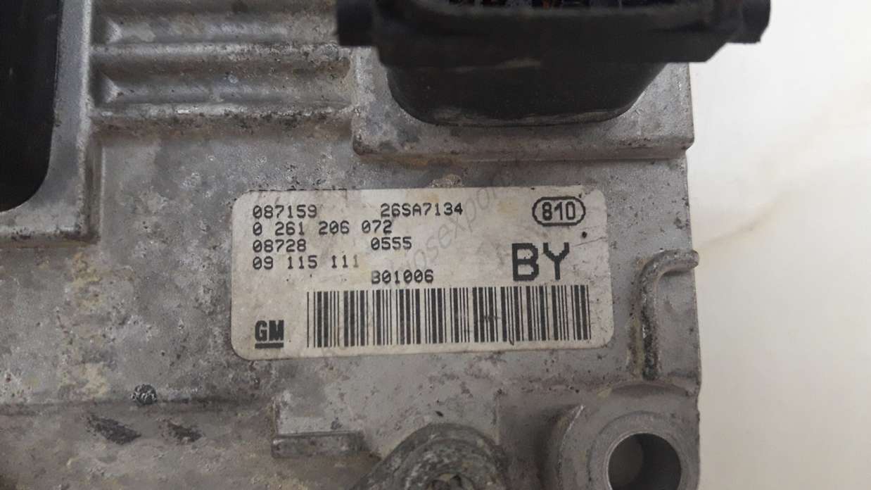 Centralita del motor Opel Corsa C 09115111 BY 09115111BY 09 115 111 BY BOSCH 0261206072 0 261 206 072 - foto 2
