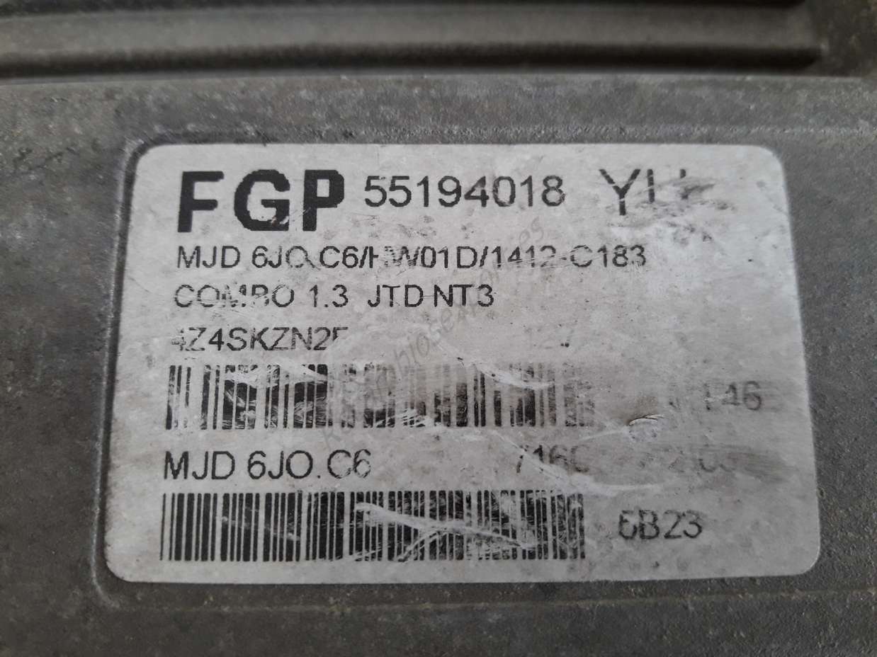 Centralita del motor Opel Corsa Combo 55194018 YU MJD6JO.C6 55194018YU - foto 2