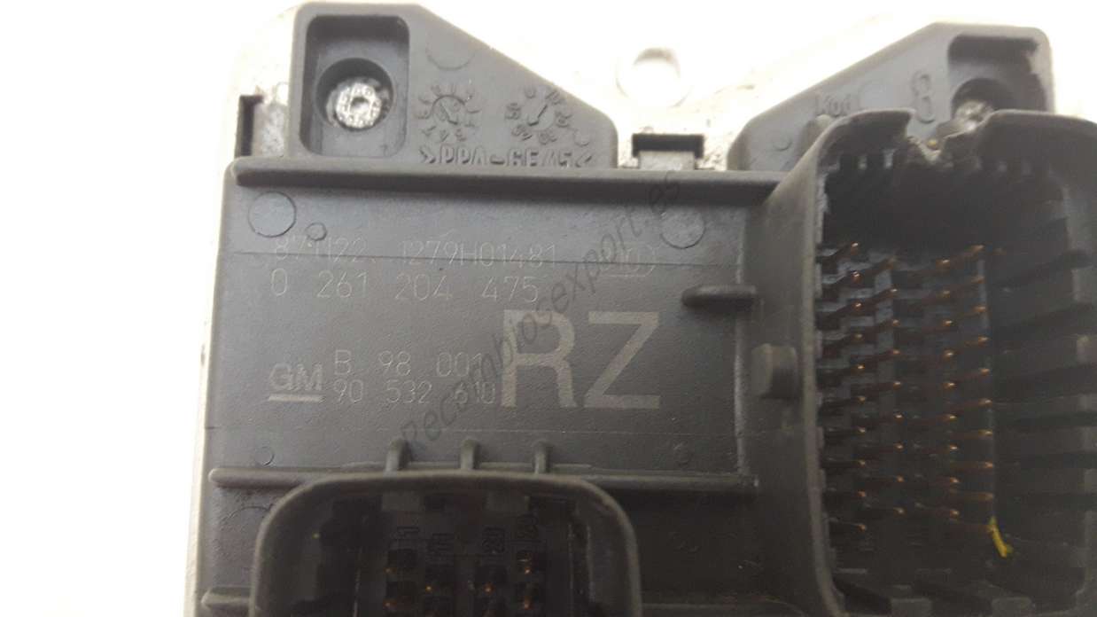 Centralita del motor Opel Corsa GM 90532610RZ 90532610 RZ 90 532 610 RZ BOSCH 0261204475 0 261 204 475 - foto 2