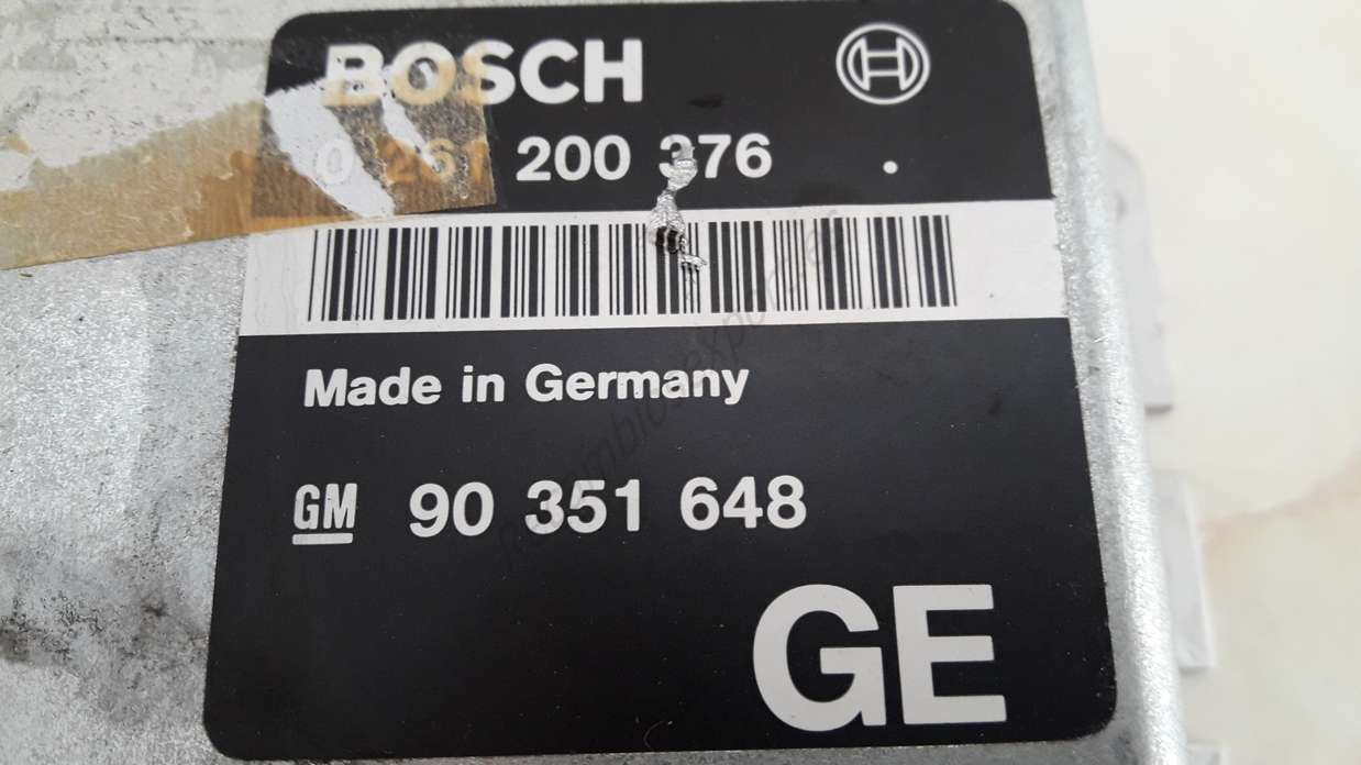 Centralita del motor Opel Vectra Calibra 90351648 90351648GE 90 351 648 GE BOSCH 0261200376 0 261 200 376 - foto 2
