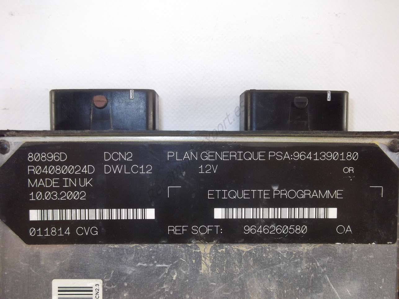 Centralita del motor PEUGEOT 96 462 605 80 9646260580 96 413 901 80 R04080024D DCN2 - foto 2
