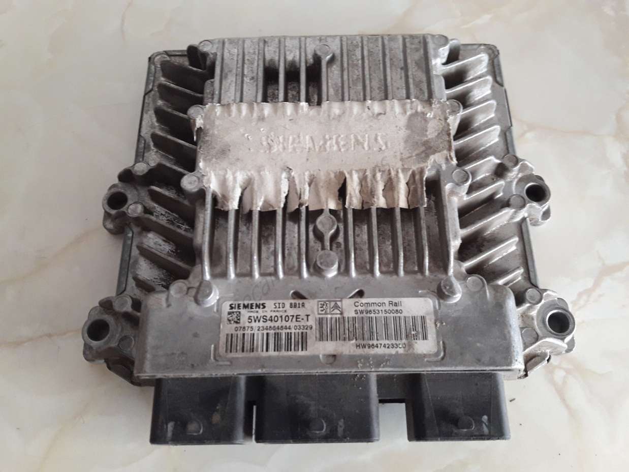 Centralita del motor Peugeot Citroen 5WS40107ET 5WS40107E-T 9653150080 9647423380 - foto 1