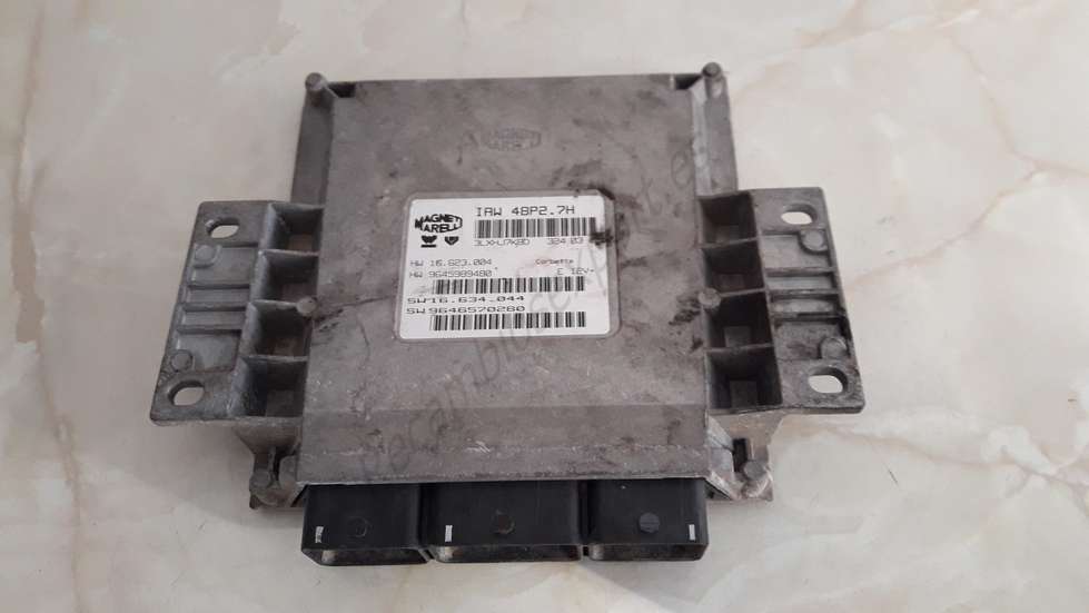Centralita del motor Peugeot Citroen IAW48P27H IAW 48P2.7H SW16634044 SW 16.634.044 SW 9646570280 - foto 1