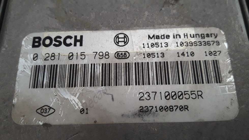 Centralita del motor Renault Megane 0281015798 0 281 015 798 237100055R 237100870R - foto 2