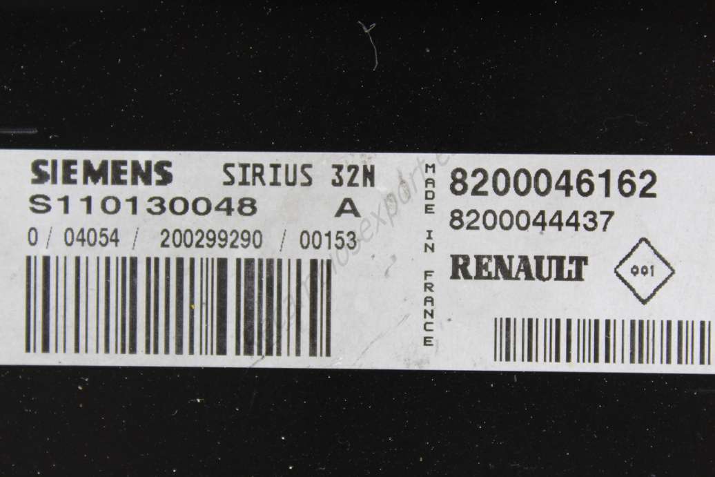 Centralita del motor Renault Megane 8200046162 8200044437 Siemens S110130048A S110130048 A - foto 2