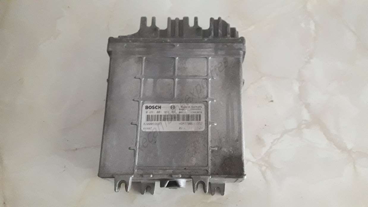 Centralita del motor Renault Megane 8200059883 HOM 7700111552 HOM7700111552 BOSCH 0 281 001 969 0281001969 - foto 1