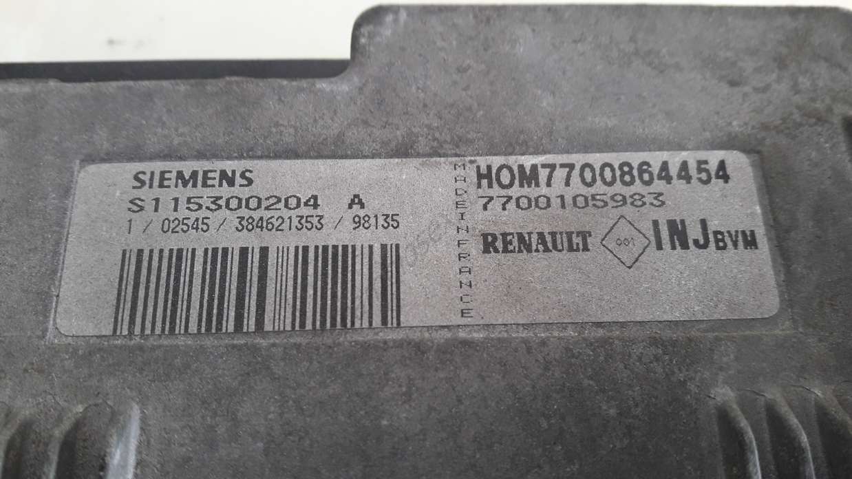 Centralita del motor Renault Megane HOM7700864454 HOM 7700864454 7700105983 SIEMENS S115300204A S115300204 A - foto 2